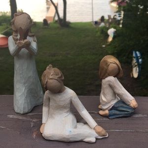 3 Willow Tree Figures... $15 for all three!